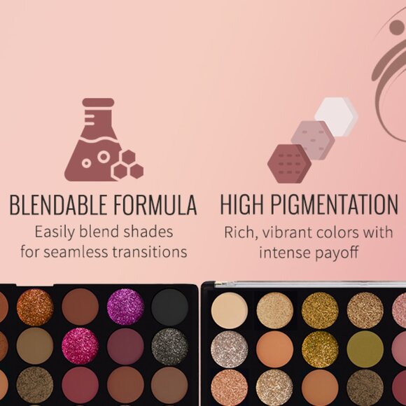 Profusion Cosmetics 35 Shade Starlet Vibrant Eyeshadow Palette - Picture 11 of 16